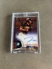 2022 Bowman Heritage Chrome Prospect Autographs James Wood #CPA-JW card