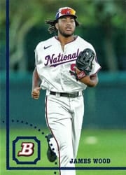 2022 Bowman Heritage Prospects James Wood #BHP-22 card