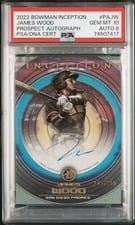 2022 Bowman Inception Prospect Autographs James Wood #PA-JW card