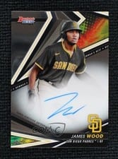 2022 Bowman's Best Best of 2022 Autographs James Wood #B22-JW card