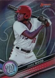 2022 Bowman's Best Top Prospects James Wood #TP-7 card