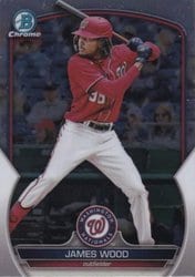 2023 Bowman Chrome Prospects James Wood #BCP-224 card