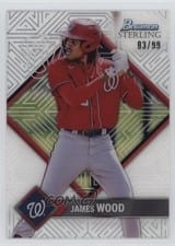 2023 Bowman Sterling Tek James Wood #ST-24 card