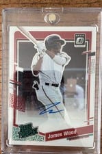 2023 Donruss Optic Rated Prospect Signatures James Wood #RPS-JW card