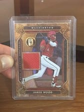 2023 Panini Chronicles Gold Standard Swatches James Wood #GSS-JW card