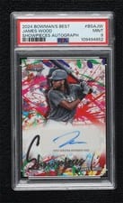 2024 Bowman's Best Showpieces Autographs James Wood #BSA-JW card