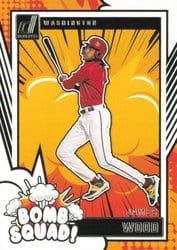 2024 Donruss Bomb Squad James Wood #16 card