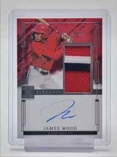 2024 Panini Impeccable Elegance Prospect Jersey Autographs James Wood #EPJ-JW card
