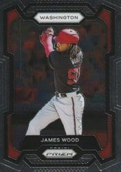 2024 Panini Prizm Base Set James Wood #129 card