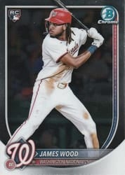 2025 Bowman Chrome Base Set James Wood #29 card
