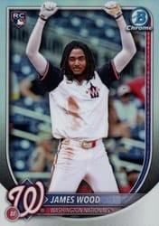 2025 Bowman Chrome Base Set James Wood #29c card