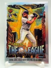 2025 Bowman Chrome It Came to the League James Wood #IT-15 card