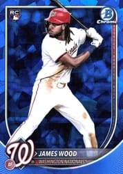 2025 Bowman Chrome Sapphire Edition Base Set James Wood #29 card