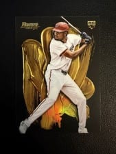 2025 Bowman's Best Strokes of Gold James Wood #SG-1 card