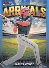 2025 Finest Arrivals James Wood #A-6 card