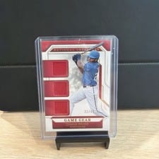 2025 Panini National Treasures Game Gear Swatches Trio James Wood #38 card