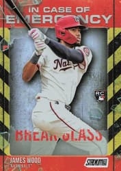 2025 Stadium Club In Case of Emergency James Wood #ICE-11 card