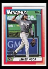 2025 Topps 1990 Topps Baseball (Series One) James Wood #T90-39 card