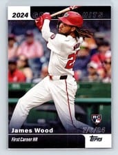 2025 Topps 2024 Greatest Hits James Wood #GH-13 card