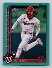 2025 Topps Chrome James Wood #132 card