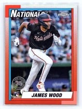 2025 Topps Chrome 1990 Topps Baseball James Wood #90CB-15 card