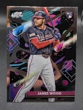 2025 Topps Cosmic Chrome Base Set James Wood #1 card