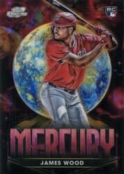 2025 Topps Cosmic Chrome Planetary Pursuit Mercury James Wood #PPM-7 card