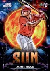 2025 Topps Cosmic Chrome Planetary Pursuit Sun James Wood #PPS-7 card