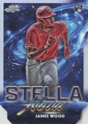 2025 Topps Cosmic Chrome Stella Nova James Wood #SN-10 card
