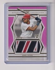 2025 Topps Definitive Collection Jumbo Relic Collection James Wood #DJRC-JW card