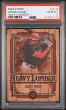 2025 Topps Heavy Lumber James Wood #HL-12 card