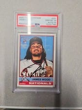 2025 Topps Heritage Real One Autographs James Wood #ROA-JWO card