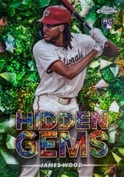 2025 Topps Hidden Gems James Wood #HG-3 card