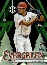 2025 Topps Holiday Evergreen James Wood #E-5 card