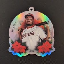 2025 Topps Holiday Oversized Die-Cut MLB Ornaments James Wood #OO-5 card
