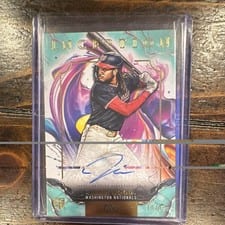2025 Topps Inception Rookie & Emerging Stars Autographs James Wood #RESA-JW card