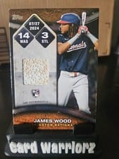 2025 Topps Rounding the Bases Relics James Wood #RTB-WOOD card