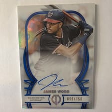 2025 Topps Tribute Autographs James Wood #TA-JWO card