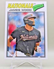 2026 Topps Heritage James Wood #295 card