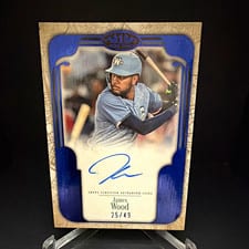 2026 Topps Tier One City Connect Signatures James Wood #CCS-JW card