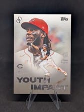 2025 Topps Dynamic Duals Youth Impact James Wood / Elly De La Cruz #YI-01 card