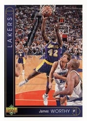 1993-94 Upper Deck Base Set James Worthy #142 card