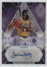 2023-24 Panini Phoenix Mythical Autographs James Worthy #MA-JWH card