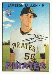2016 Topps Heritage Base Set Jameson Taillon #630 card