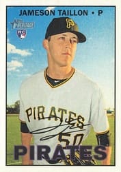 2016 Topps Heritage Base Set Jameson Taillon #630b card
