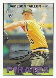 2016 Topps Heritage Base Set Jameson Taillon #630c card