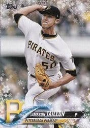 2018 Topps Holiday Base Set Jameson Taillon #HMW134 card