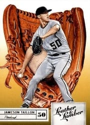 2019 Panini Leather & Lumber Base Set Jameson Taillon #8 card
