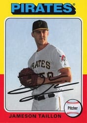 2019 Topps Archives Base Set Jameson Taillon #185 card