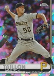 2019 Topps Chrome Sapphire Edition Base Set Jameson Taillon #662 card